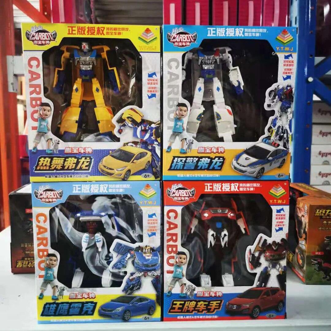 

Creative Deformation Car Carboted Korean Anime Cartoon Hello Transform Boys Deformed Robot Action Figure Toys