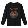 Alexander the Great Ancient Makedon Phalangite Shield T Shirt vintage Washed homme designer clothes streetwear Slightly fashion