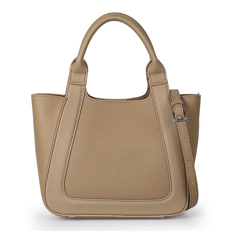 Nová vysokokapacitní dámská kabelka z hovězí kůže všestranná na dojíždění