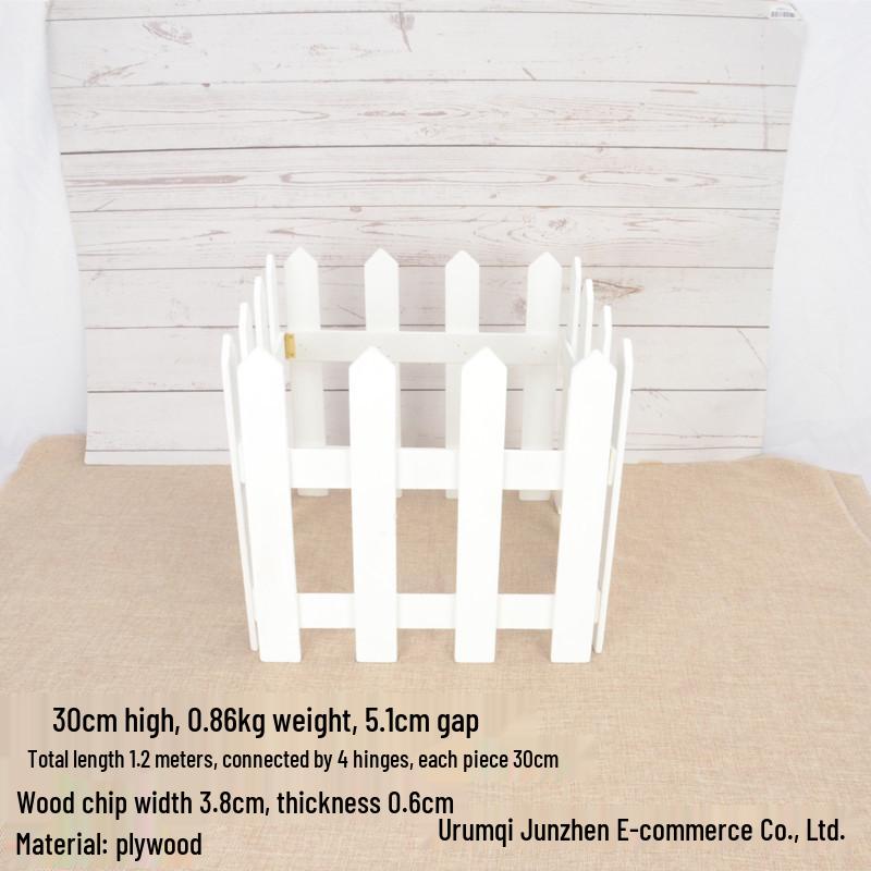 Holzzaun Lattenzaun Weihnachtsdekoration für Innen- & Außenbereich