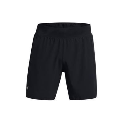 Einfarbige gewebte Freizeithose mit Logo für Herren, Shorts, Schwarz 1383268-001
