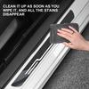 Car Door Sill Protector Sill Strip Threshold Protector 4X Carbon Fiber Protective Anti-Scratch Car Stickers For Protection Steps