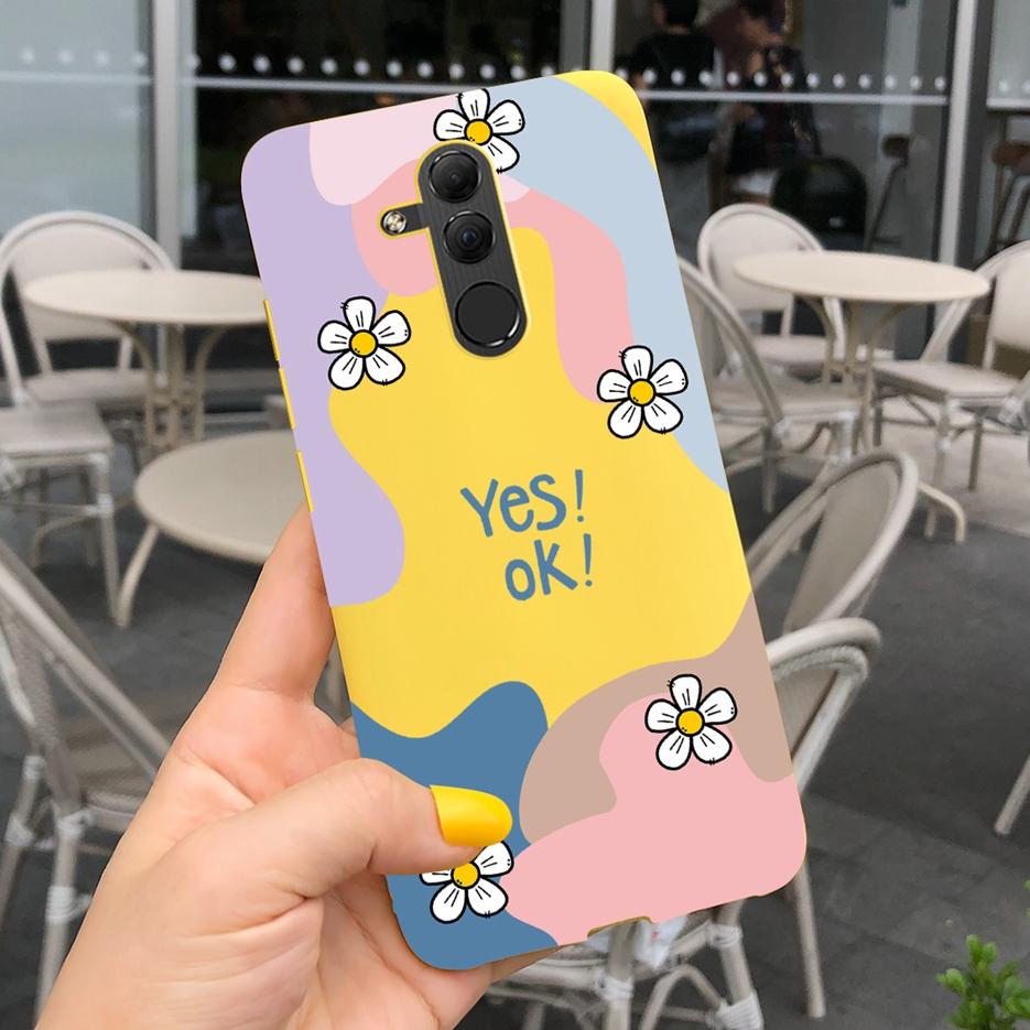 For Huawei Mate 20 Lite Case SNE-AL00 SNE-LX1 Cute Art Painted Cover Shockproof Phone Cases For Huawei Mate 20 Lite Coque Bumper