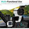 1 PC Motorcycle Conversion Bracket, Aluminum Alloy Motorcycle Mirror Mount Extension Bar, Stable Durable Handlebar Extender Bracket, Universal for