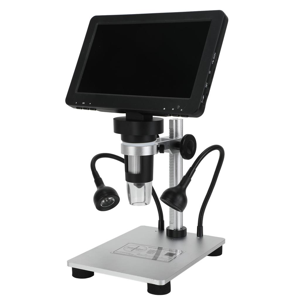 Microscop Digital cu Stativ Reglabil 7 Inch Display HD 1080P Mărire 1200X Compatibil pentru