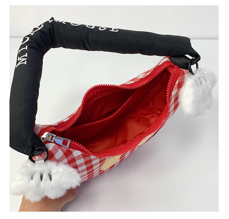 Korean Niche Plaid Handbag: Fashionable Versatile Women's Shoulder Crossbody