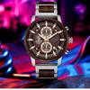 Wood Watches Luxury Luminous Multi-function Wooden Men's Chronograph Quartz Retro Watch Fashion Sport Timepieces