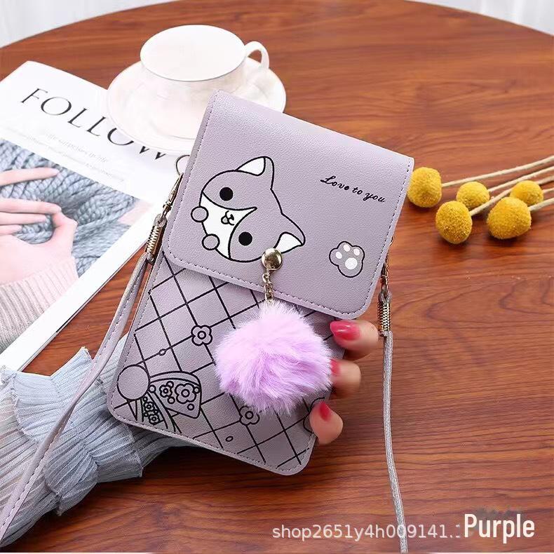 

Доставка в тот же день: Стильная мини-модная сумка через плечо для девочек - компактная сумка через плечо с большой вместимостью для мобильных телефонов фиолетовый