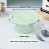 RuHan Round Glass Microwaveable Lunch Box