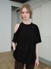 Leibeu Oversized Shoulder-Hole T-Shirts Vw6Me441_3Color
