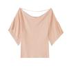 Korean-Style One-Shoulder Batwing Sleeve Summer Top for Women - 2026 Collection