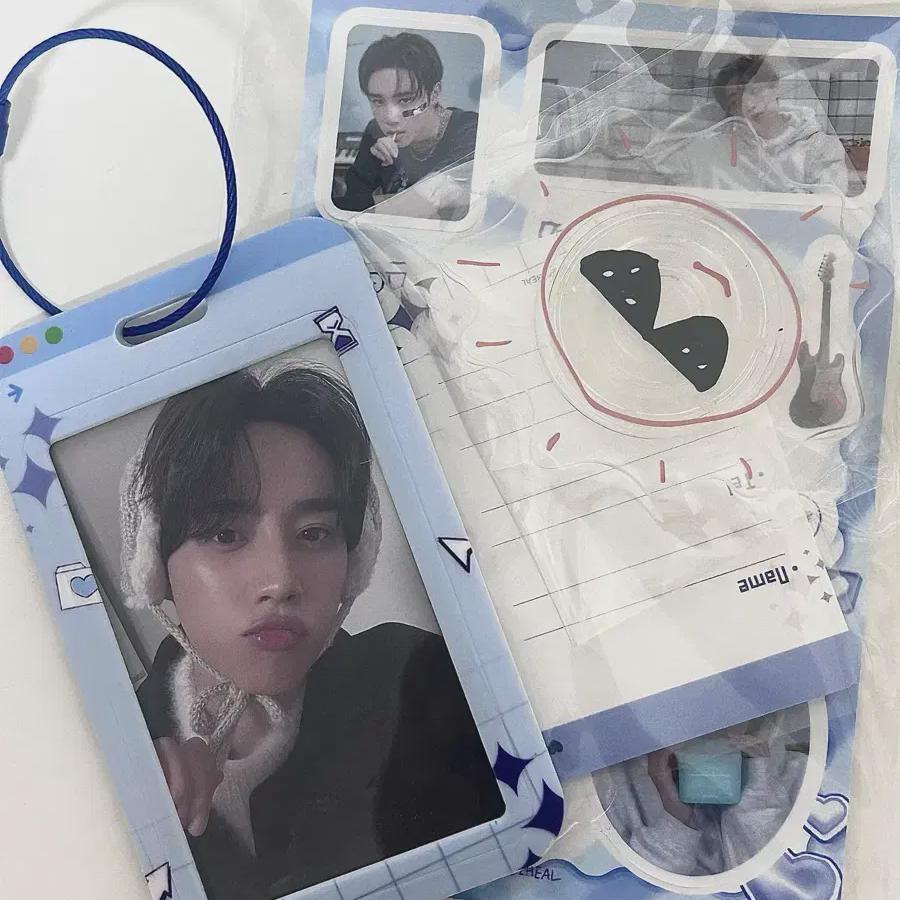Theboyz Sunoo Mediheal Luggggy Tag Set Guidori Photocard Photo Card