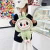 Girl Fluffy Plush Backpack With Cotton Interior And Straps Adjustable