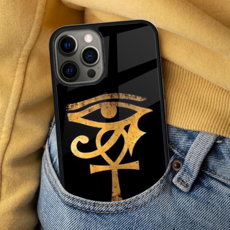Egypt Nefertiti Anubis Ankh Soft Phone Case for iPhone 17 Air 16e Pro Max 15 Pro 13 14 Plus 11 12 MagSafe Magnetic Coque