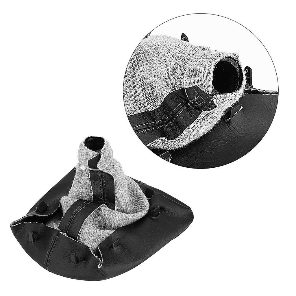 5 Speed Gear Shift Stick Knob Dust proof Cover Gaiter Boot Leather for Peugeot 207 307 406