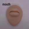 Silicone Ear, Nose, Tongue, Navel, Eye, and Mouth Model of Human Senses
