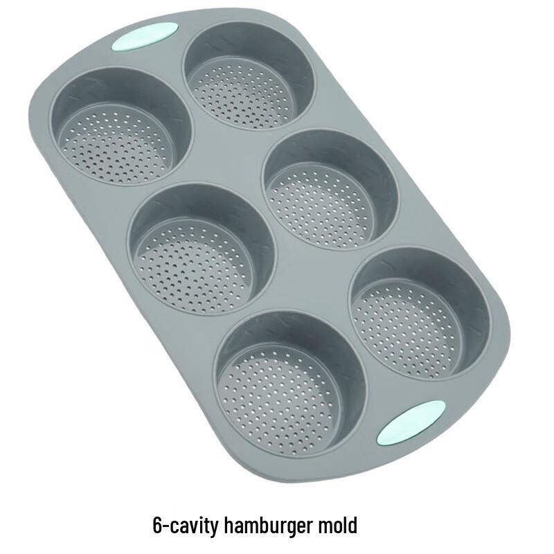 

Силиконовая форма для бургеров Wutuo на 6 ячеек (2-Pack)