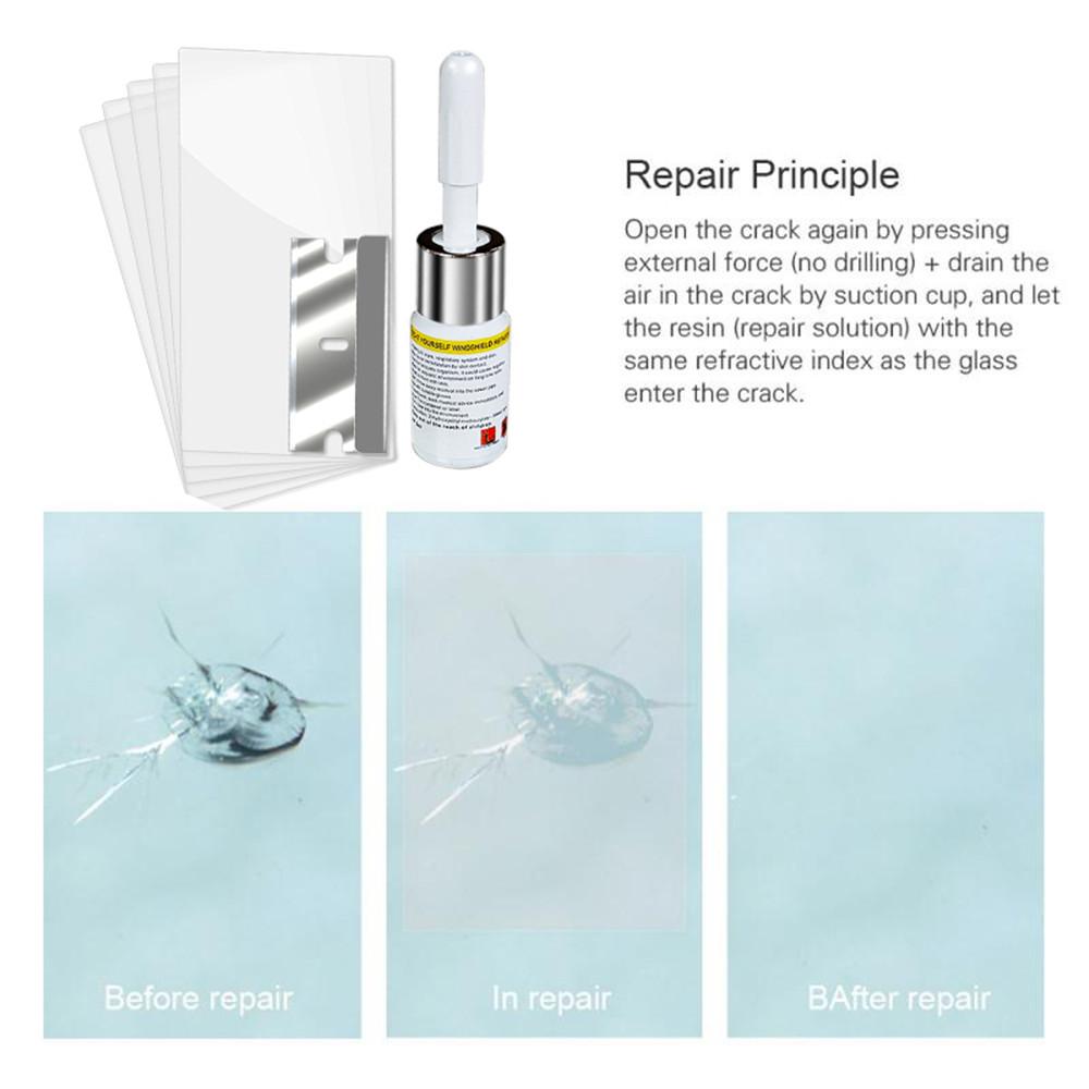 Car Windshield Cracked Repair Kit Clear Glue Window Repair Long Crack Glass Broken Scratch Repair Tools Wholesale Dropshipping