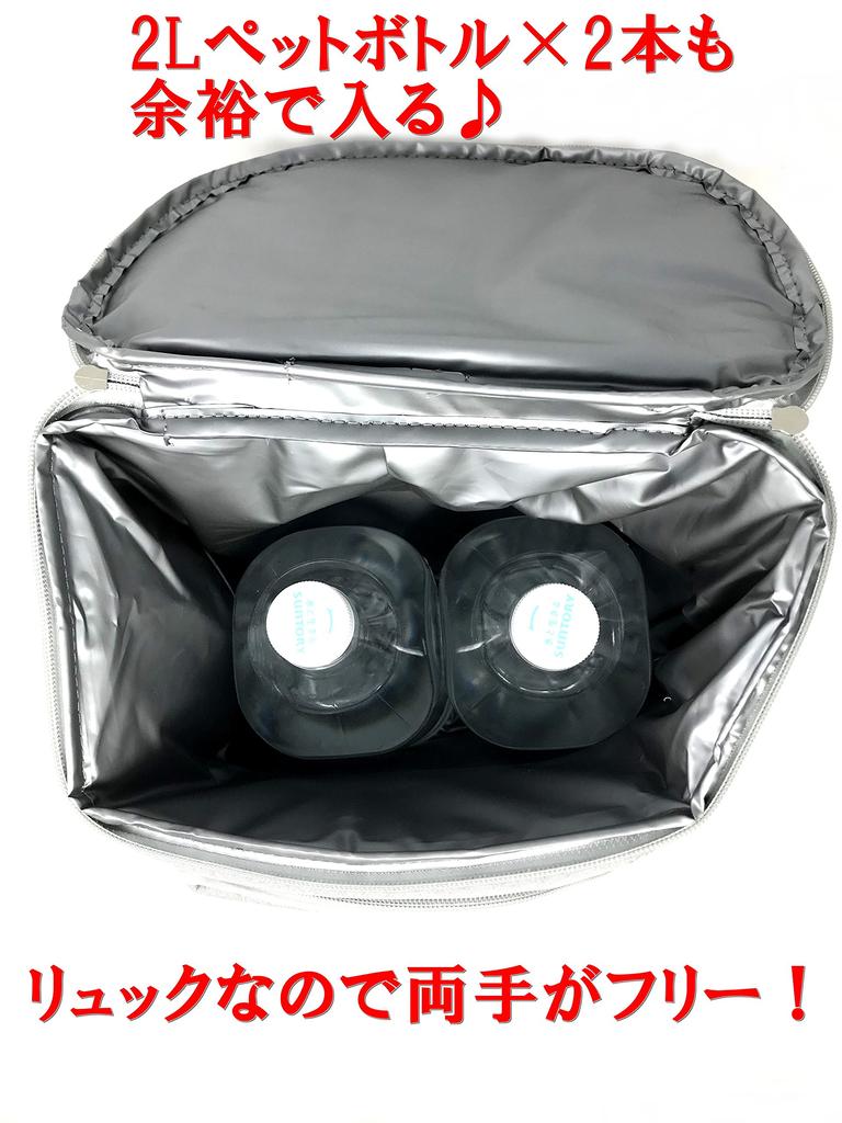 (SCGEHA) Insulated Backpack, Large Capacity, Cooler Bag, Waterproof, for Travel, Shopping, Hiking (Black)