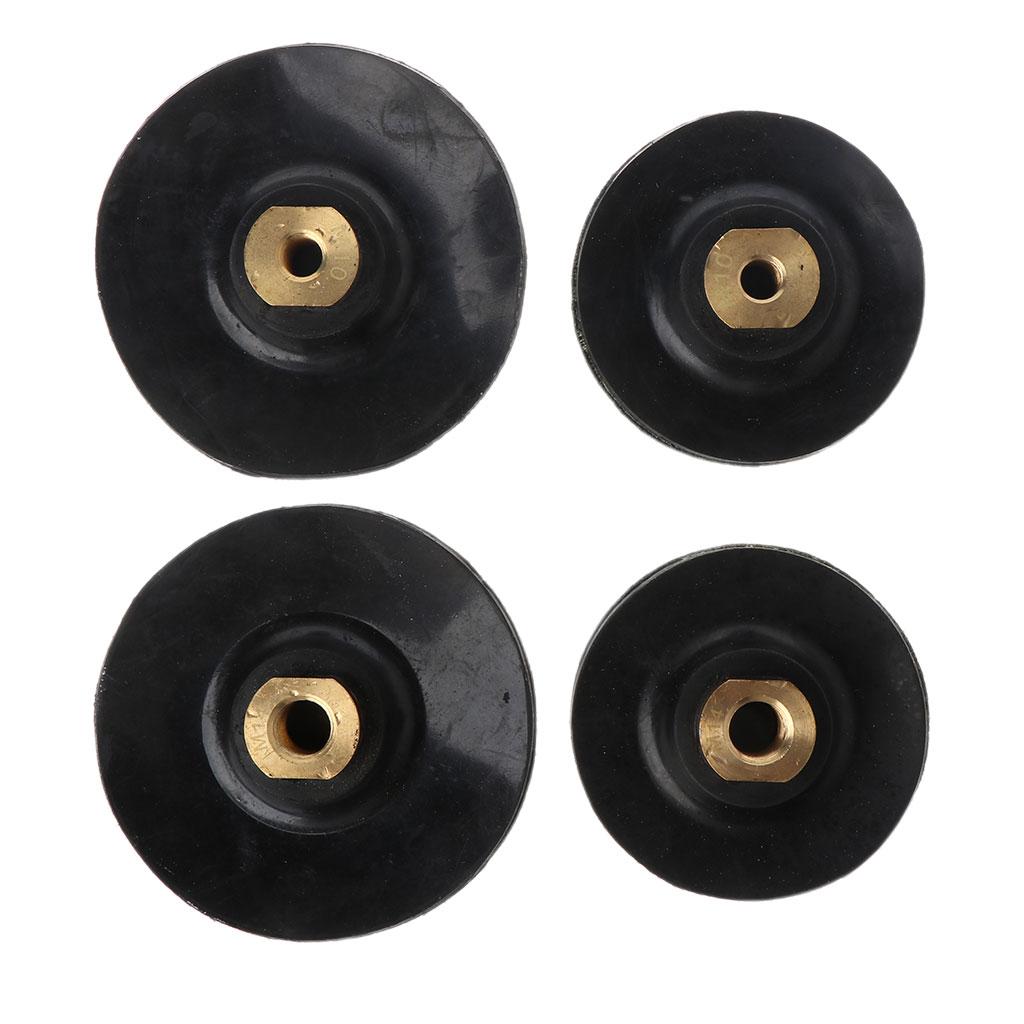 4'' M14 Rubber Based Sanding and Grinding Discs for Concrete Floor Tile Table Grinder Stone Sanding and Polishing