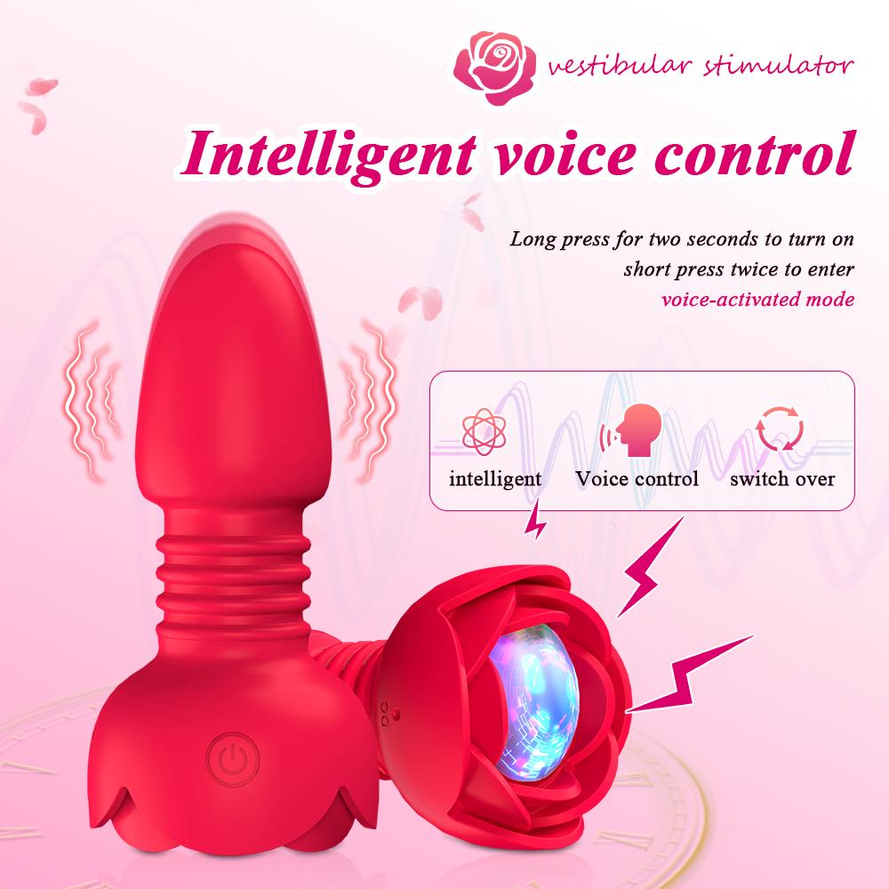 Wireless Butt Plug with LED Remote Control Telescopic Anal Vibrator Dildo Male Prostate Stimulator Gay Insert Masturbator Unisex Climax Vibrating Egg