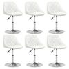 VidaXL Set of 6 Dining Chairs, Dinner Seats, Meal Chairs, Living Room Kitchen Home Interior Furniture, 3088645