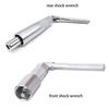 For CR-V 24/27mm Hex Socket Wrench Rear Shock Absorber Repair Tool for Car Automotive Front/Back Shock Absorber Manual T