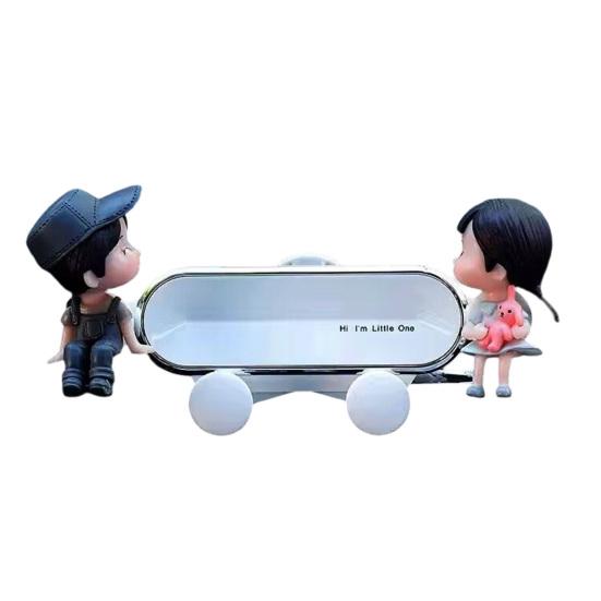 Cute Cartoon Air Vent Phone Holder 360 Degrees Rotatable Car Mount Universal Phone Mount  Easy One-Hand Operation Fun Dashboard