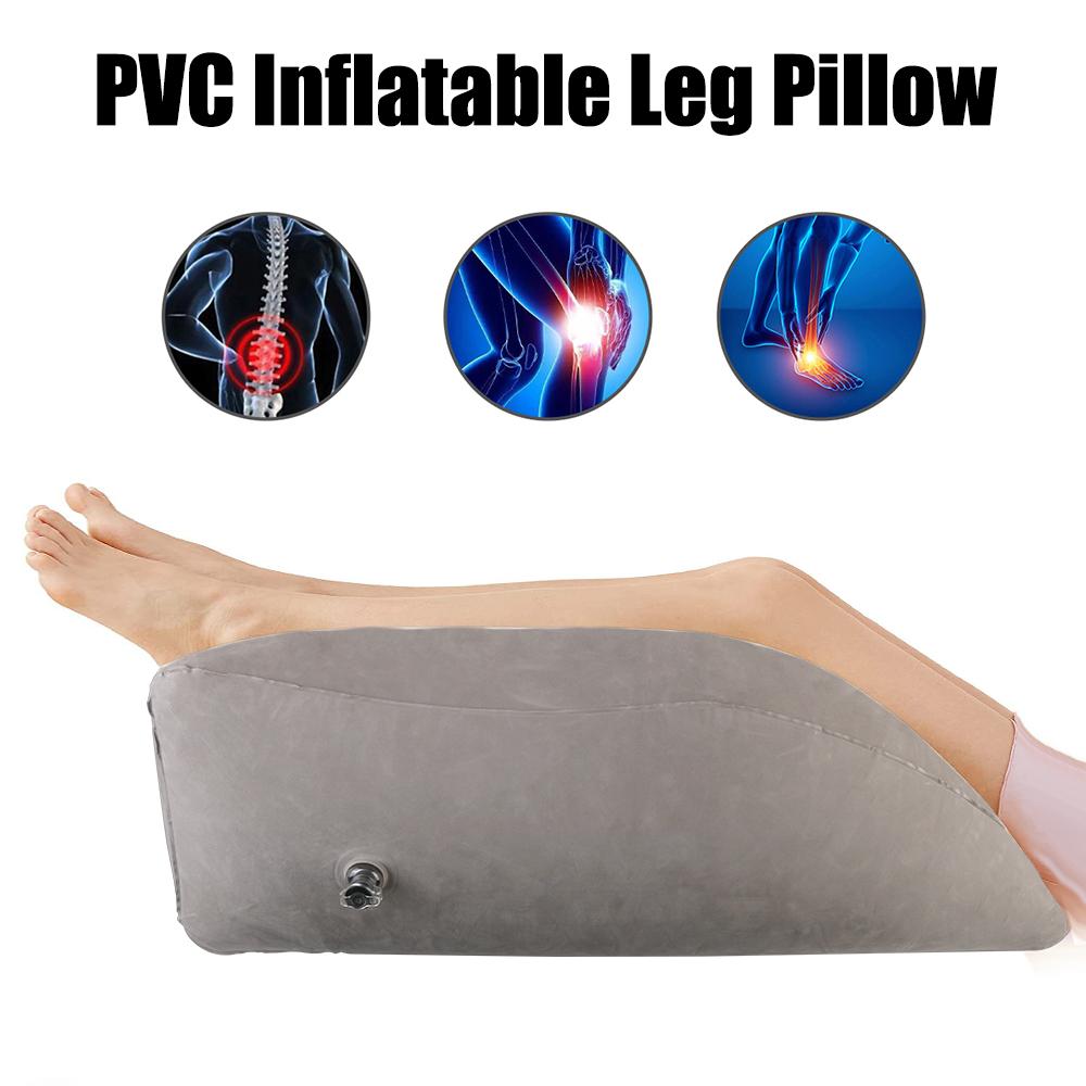 Portable Knee Cushion Inflatable Leg Pillow Foot Pillow Relaxing Feet Supplies Lightweight PVC Elevation Leg Pillows Wedge Pillow