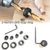 3-16Mm Drill Bit Limit Ring Twist Drill Positioning Ring Tool Accessories Wholesale Woodworking Drill Depth Adjustment Limit Ring
