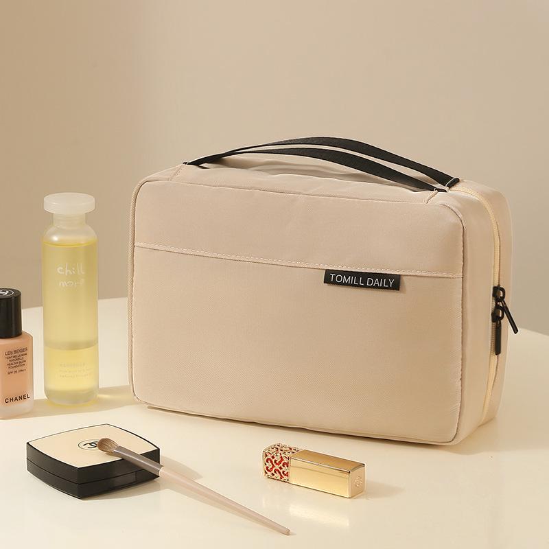 TOMILL Waterproof Travel Wash Bag with Wet/Dry Separation, Large Capacity, Portable Cosmetic & Shower Storage