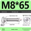 304 Stainless Steel Round Head Phillips Screw with Flat Washer (Sizes M3, M4, M5, M6)