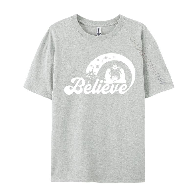 Merry Christmas Believe Brand Crazy Geek T Shirt Oneck Cotton Unisex Luxury Designer Tshirts Geek T Shirt Wholesale
