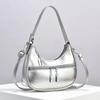 Vintage Women Solic Color Crossbody Bag Women Luxury Designer Shoulder Bags Fashion Mini Handbag Pu Leather Female Underarm Bag