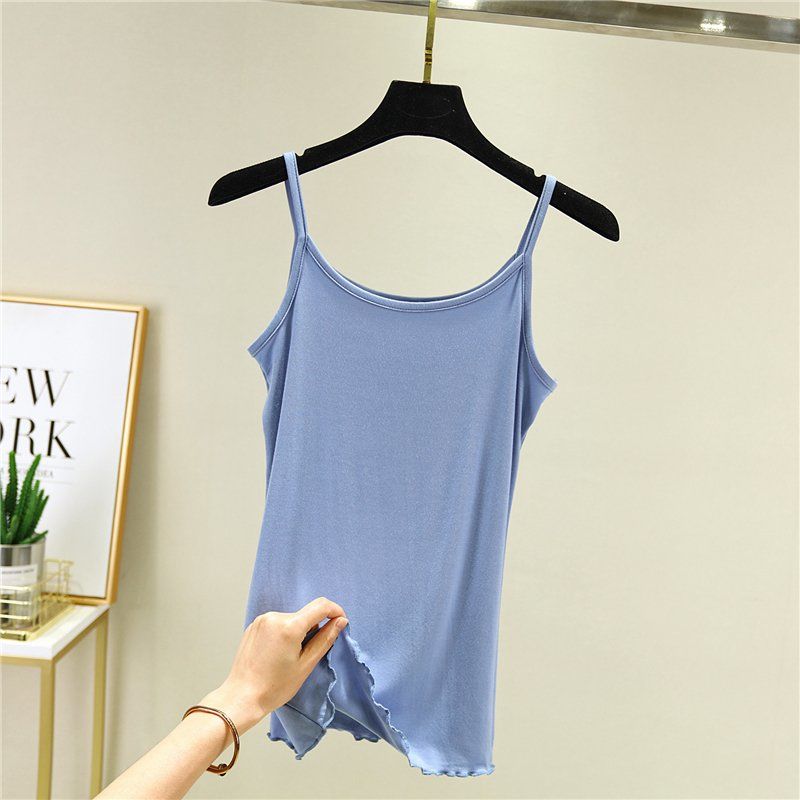 Modal Suspender Vest Women's Summer Thin Large Loose Top Sexy Suspender