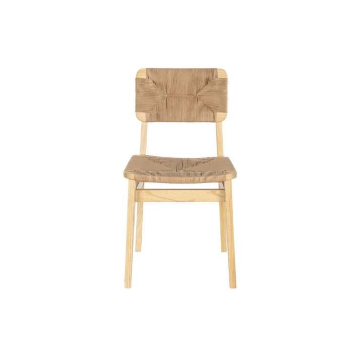 Chaise De Salle À Manger - Naturelle - Fibre - Orme - Style Campagne