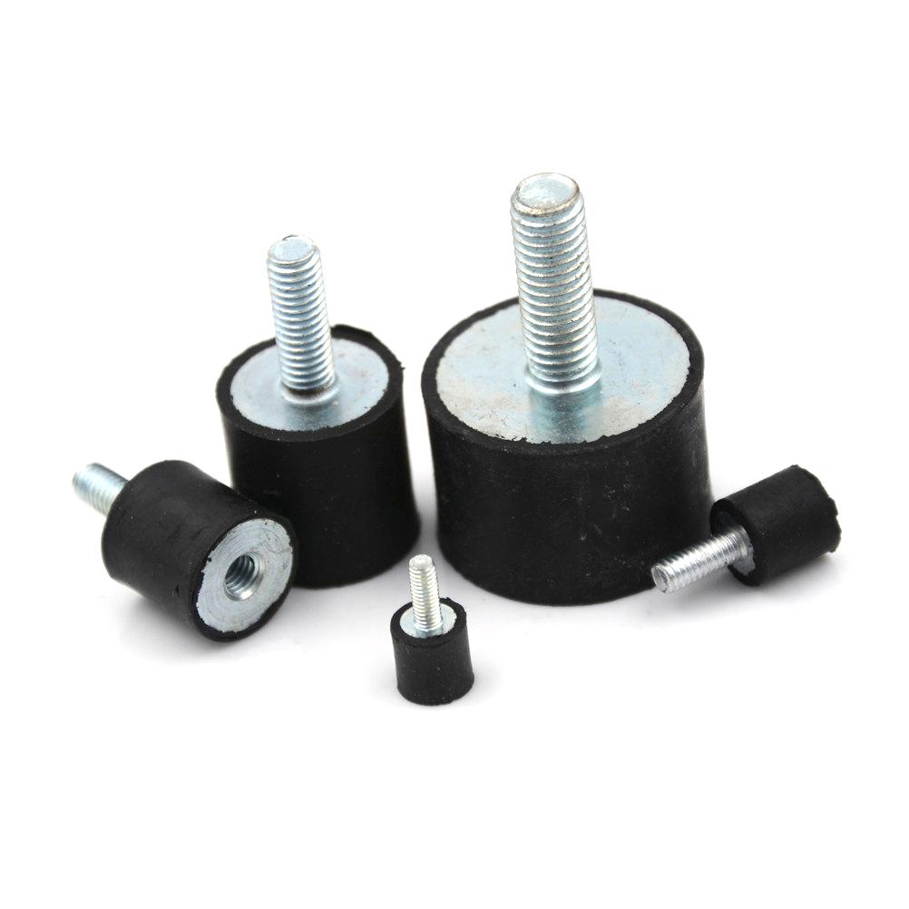 1pc M3 M4 M5 M6 M8 Male To Female Thread Rubber Shock Absorber Crash Pad Damper Bobbin Mount Anti Vibration Isolator Accessories