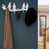 Resin Bird Hanger Wall Decoration Coat Handbag Key Holder Adhesive Hook Living Room Bedroom Hanging Rack Home Decor