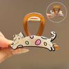 Cartoon Claw Cat Hair Accessory Sweet and Versatile AB Side Hair ClipShark Clip At The Back of The Head