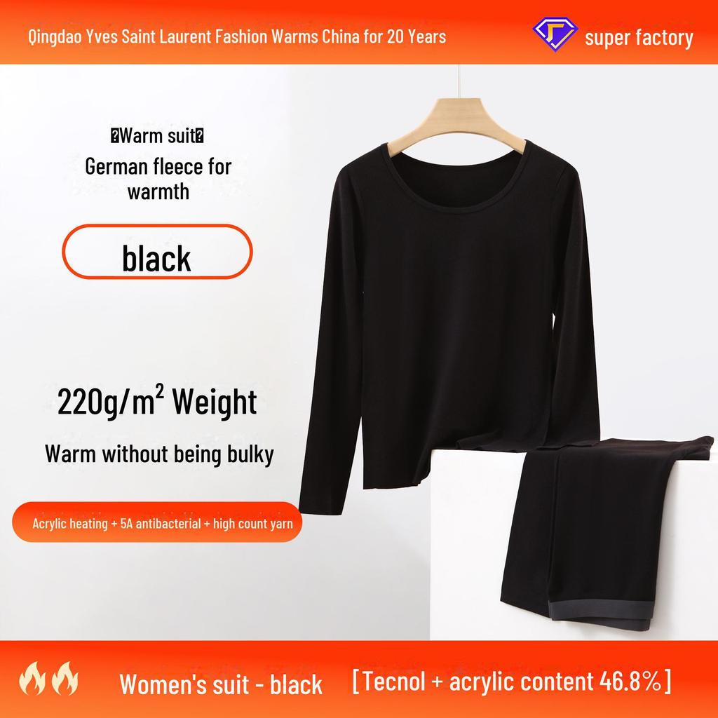 German Velvet Thermal Underwear: Skin-Beautifying Autumn Suit for Women and Muscle-Enhancing Winter Base Layer for Men