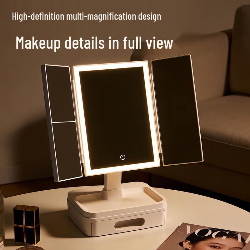 oenyled Portable LED Makeup Mirror