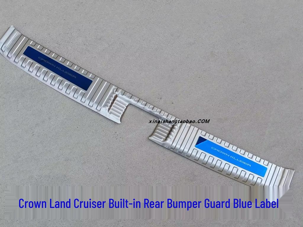 Rear Bumper Guard & Step for 2022-2024 Highlander, Crown Lu Fang Stainless Steel Trunk Protector