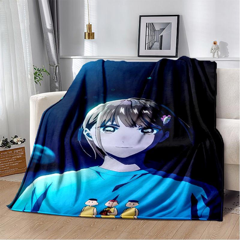 

3D Cartoon Blue Box Ao No Hako Love Anime Blanket,Soft Throw Blanket for Home Bedroom Bed Sofa Picnic Travel Office Cover Kids 75x90cm