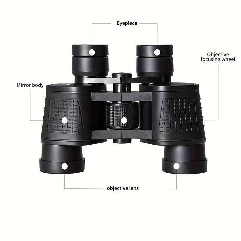 Outdoor-80X80-Fernglas, HD-Hochleistungsteleskop mit großer Reichweite und optischer Glaslinse, Nachtsicht bei schlechten Lichtverhältnissen für Jagdausflüge