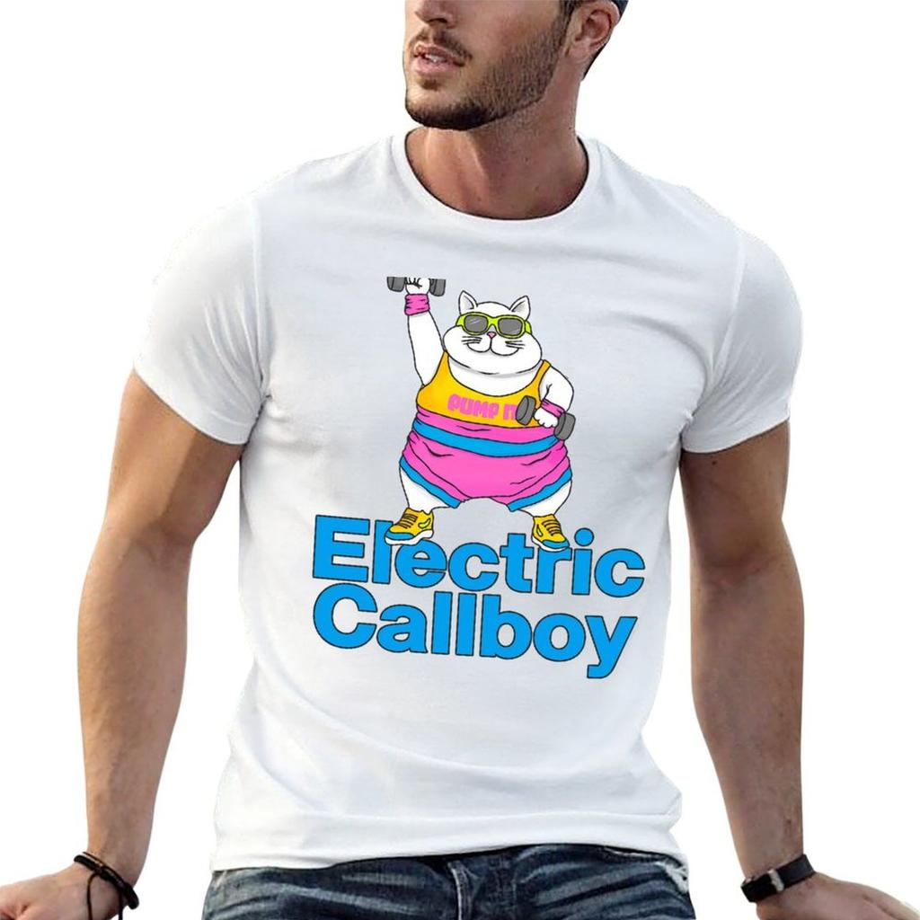 Pump It Eletric Callboy T-shirt uomo t-shirt grafica t-shirt anime per uomo T-shirt