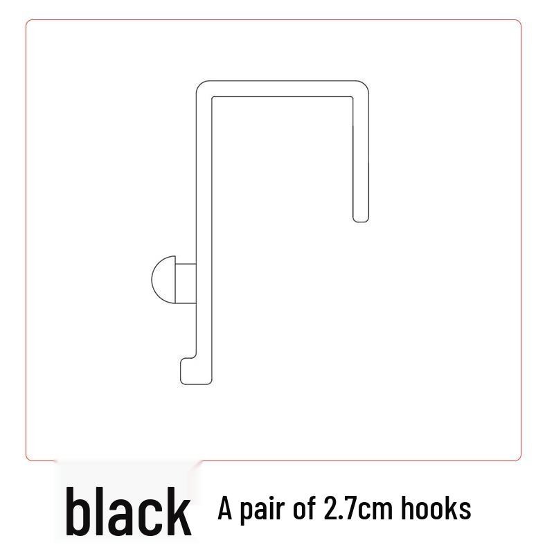 Creative Metal Desktop File Holder with Hanging Divider Hooks