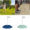 Professional Golf Putting Green Cup Trainer Durability Detachable Flagstick For Accuracy Improvement Exercises  Green