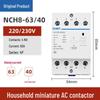 Chint Single-Phase AC Contactor NCH8-20/20, 20A, 240V, 2P, DIN Rail Mount