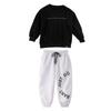 Kids' Hip Hop Dance Outfits: Boys & Girls Spring/Autumn Performance Wear with Crop Tops and Sweatpants