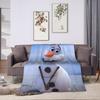 Warme Weiche Decke Reise Büro Frozen Olaf Cartoon Bettwäsche Überwürfe Flanell Tagesdecke Für Schlafzimmer Ästhetisch Sofa Bettdecke